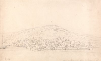 View of Kingswear, from Dartmouth, Devon by Thomas Girtin